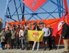 Sit-in a Settimo Torinese contro il radar dello Scudo stellare in Repubblica Ceca