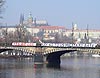 Video: giant banner welcomed Obama in Prague: Yes we can
