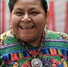 Le prix Nobel pour la Paix Rigoberta Menchu adhére a la Marche Mondiale