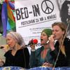 Artists bed-in for peace in the heart of Prague