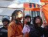 Manifestaciones en repudio a la masacre en amazonia peruana