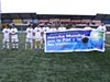 Squadra di calcio del sud del Cile aderisce alla Marcia Mondiale