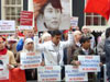 Worldwide protest at Myanmar sentence