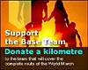 The Base Team is on the Web - Donate a kilometre