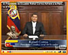 Le président équatorien Rafael Correa adhère à la Marche mondiale pour la Paix et la Non-violence