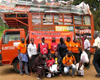 Distribuce sbírky SOS Keňa v Limuru