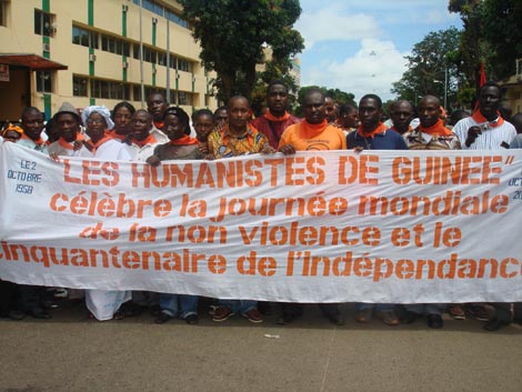 Journee de la nonviolence en Guinee