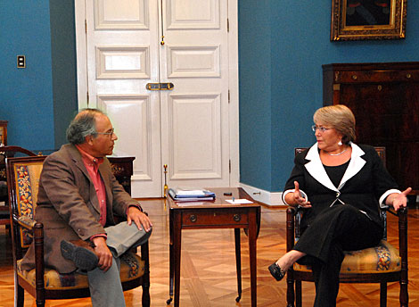 Tomas Hirsch a Michelle Bachelet